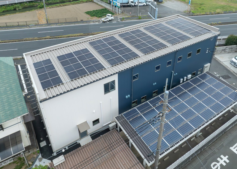 外観　南面 空撮