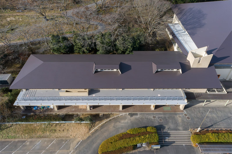 越生町中央公民館・体育館外壁等改修工事